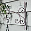 Vintage Style Ornate Scrolled Wall Bracket Outdoor Basket Hanger Garden Hanging Basket Bracket