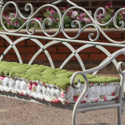 Vintage Style Pink Floral Reversible Outdoor Garden Furniture