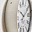Vintage Style Wall Clock White Distressed Effect Iron Analogue Roman Kitchen Hallway Living Room Decorative Clock