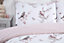 Vintage Toile Birds/Floral Duvet Cover Set Multi Reversible Bedding 100% Microfibre Polyester