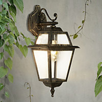 Vintage Victorian Style Wall Lantern Garden Decor Indoor Outdoor Hanging Wall Light