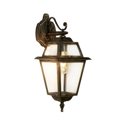 Vintage Victorian Style Wall Lantern Garden Decor Indoor Outdoor Hanging Wall Light