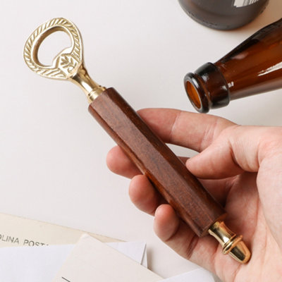 Brass bottle opener keychain hotsell
