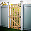 Vintage Wooden Garden Fence Gate Pedestrian Gate Single Swing Gate with Latch H 180cm x W 90cm