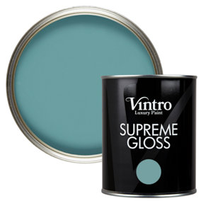 Vintro Blue Gloss 1L Walls, Ceilings, Metal & Wood (Casper)