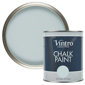 Vintro Blue-Green Chalk Paint/Furniture Paint Matt Finish 1 Litre (Harewood)