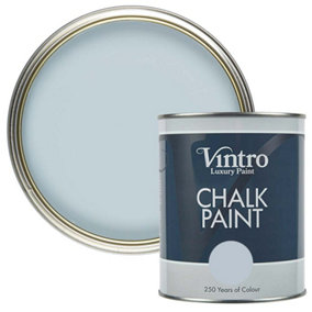 Vintro Blue-Grey Chalk Paint/Furniture Paint Matt Finish 1 Litre (Aurora)