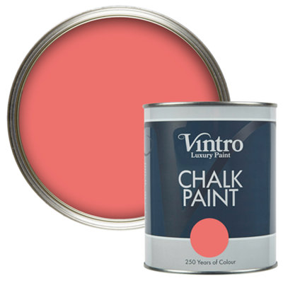 Vintro Blush Pink Chalk Paint/Furniture Paint Matt Finish 1 Litre (Marilyn's Blush)