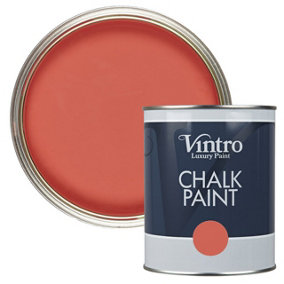 Vintro Coral Chalk Paint/Furniture Paint Matt Finish 1 Litre (Medusa)