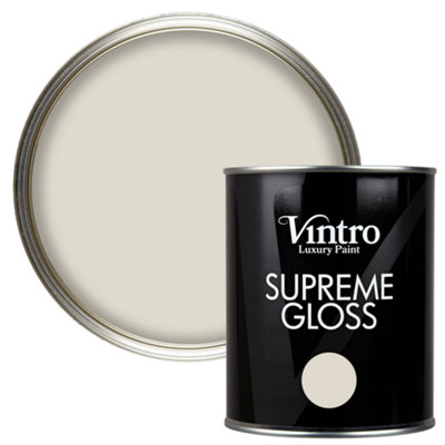 Vintro Cream Gloss 1L Walls, Ceilings, Metal & Wood (Yorkshire Stone)