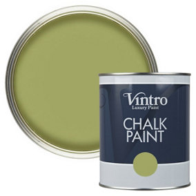 Vintro Green Chalk Paint/Furniture Paint Matt Finish 1 Litre (Sage)