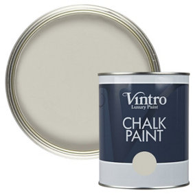Vintro Grey Chalk Paint/Furniture Paint Matt Finish 1 Litre (Dove)