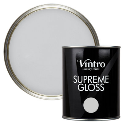 Vintro Light Grey Gloss 1L Walls, Ceilings, Metal & Wood (Bidston Grey