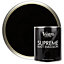 Vintro Luxury Matt Emulsion Black Smooth Chalky Finish, Multi Surface Paint - Walls, Ceilings, Wood, Metal - 1L (Victorian Black)