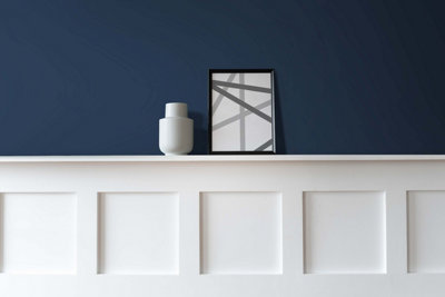 Vintro Luxury Matt Emulsion Blue Smooth Finish, Multi Surface Paint - Walls, Ceilings, Wood, Metal - 1L (Picasso Blue)