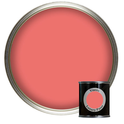 Vintro Luxury Matt Emulsion Blush Pink, Multi Surface Paint for Walls, Ceilings & Wood- 125ml (Marilyn's Blush)