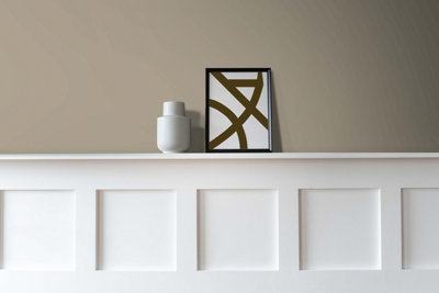 Vintro Luxury Matt Emulsion Brown Smooth Chalky Finish, Multi Surface Paint - Walls, Ceilings, Wood, Metal - 1L (Stonebreaker)