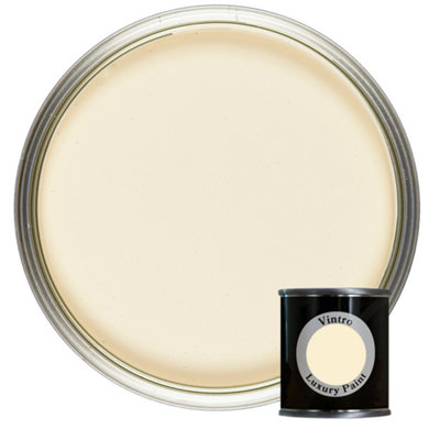 Vintro Luxury Matt Emulsion Cream, Multi Surface Paint for Walls, Ceilings & Wood- 125ml (Buckingham)