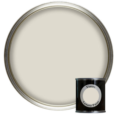 Vintro Luxury Matt Emulsion Cream, Multi Surface Paint for Walls, Ceilings & Wood- 125ml (Yorkshire Stone)