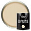 Vintro Luxury Matt Emulsion Dark Cream , Smooth Chalky Finish, Multi Surface Paint for Walls, Ceilings, Wood, Metal - 1L