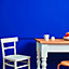 Vintro Luxury Matt Emulsion Electric Blue, Smooth Chalky Finish, Multi Surface Paint for Walls, Ceilings, Wood, Metal - 1L