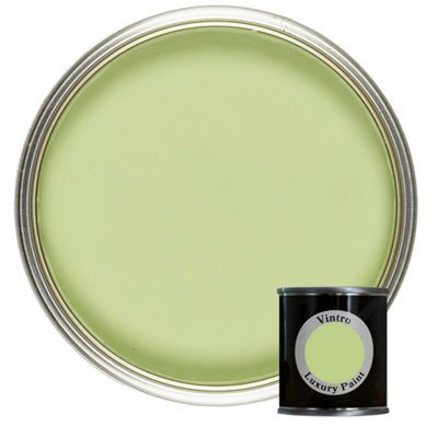 Vintro Luxury Matt Emulsion Green, Multi Surface Paint for Walls, Ceilings & Wood- 125ml (Eden)