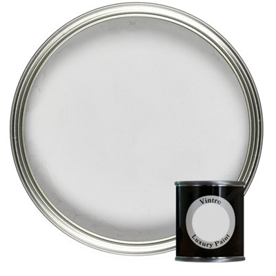 Vintro Luxury Matt Emulsion Grey, Multi Surface Paint for Walls, Ceilings & Wood- 125ml (Chrsyler)