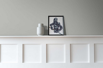 Vintro Luxury Matt Emulsion Light Grey Smooth Finish, Multi Surface Paint - Walls, Ceilings, Wood, Metal - 1L (Lincoln Grey)