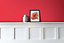 Vintro Luxury Matt Emulsion Poppy Red, Smooth Chalky Finish, Multi Surface Paint for Walls, Ceilings, Wood, Metal - 1L
