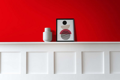 Vintro Luxury Matt Emulsion Red Smooth Chalky Finish, Multi Surface Paint - Walls, Ceilings, Wood, Metal - 1L (Valentine)