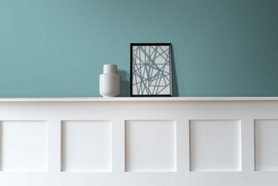 Vintro No Seal Chalk Paint Blue Interior & Exterior For Furniture Walls Wood Metal 1 Litre (Casper)