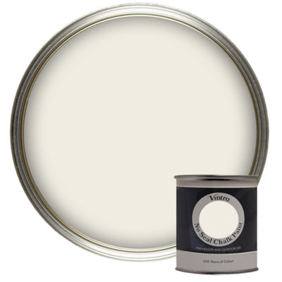 Vintro No Seal Chalk Paint Cream Interior & Exterior For Furniture Walls Wood Metal 200ml (Trafalgar Square)
