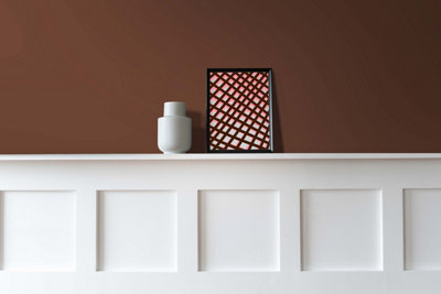 Vintro No Seal Chalk Paint Dark Brown Interior & Exterior For Furniture Walls Wood Metal 1 Litre (Chocolate)