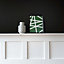Vintro No Seal Chalk Paint Jet Black Interior & Exterior For Furniture Walls Wood Metal 1 Litre (Victorian Black)