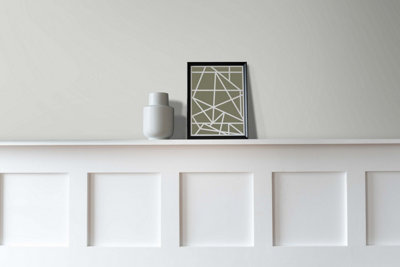 Vintro No Seal Chalk Paint Light Grey Interior & Exterior For Furniture Walls Wood Metal 1 Litre (Bidston Grey)