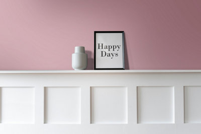 Vintro No Seal Chalk Paint Pink Interior & Exterior For Furniture Walls Wood Metal 1 Litre (Albert Bridge - Dusky  Pink)