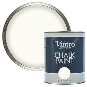 Vintro Off White Chalk Paint/Furniture Paint Matt Finish 1 Litre (Nymph)
