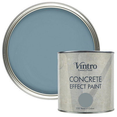 Vintro Paint Concrete Effect Paint Blue-Grey - Slate 2.5L