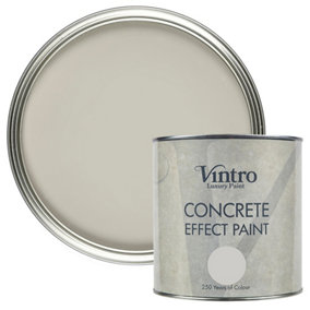 Vintro Paint Concrete Effect Paint Light Grey - Chalk 2.5L