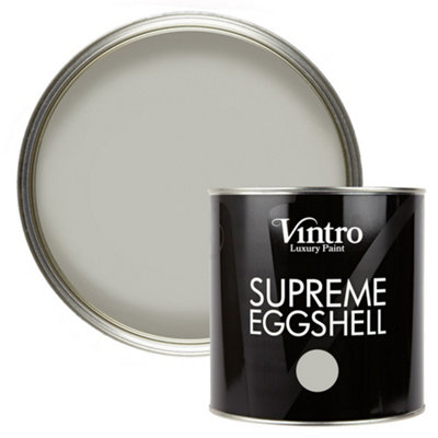Vintro Paint Light Grey Eggshell for Walls Wood Trim Satin Furniture ...