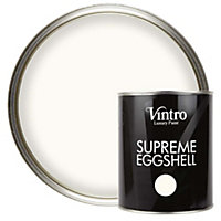 Vintro Paint Off-White Eggshell for Walls Wood Trim Satin Furniture Paint Interior & Exterior 1L (Nymph)