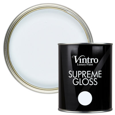 Vintro Pale Blue Grey Gloss 1L Walls, Ceilings, Metal & Wood (Beau Blue)