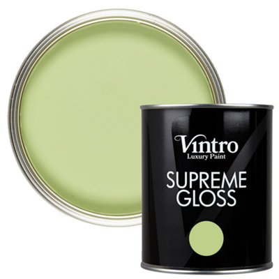 Vintro Pale Green Gloss 1L Walls, Ceilings, Metal & Wood (Eden)