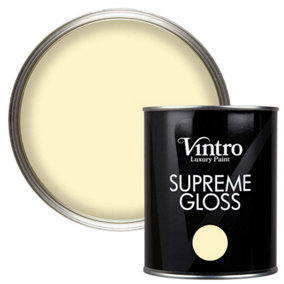 Vintro Pale Yellow Gloss 1L Walls, Ceilings, Metal & Wood (Isabella)