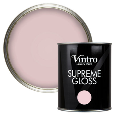 Vintro Pink Gloss 1L Walls, Ceilings, Metal & Wood (Madame de Pompadour)