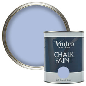 Vintro Sky Blue Chalk Paint/Furniture Paint Matt Finish 1 Litre (Georgian Sky)