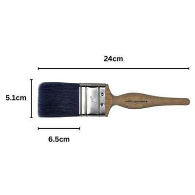 Vintro Synthetic Bristle Flat Brush 2"