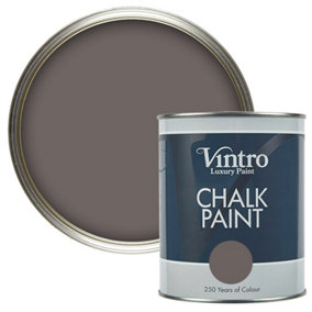 Vintro Taupe/Brown Chalk Paint/Furniture Paint Matt Finish 1 Litre (Fresco)