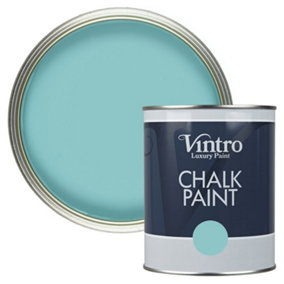 Vintro Turquoise Chalk Paint/Furniture Paint Matt Finish 1 Litre (Christabelle)