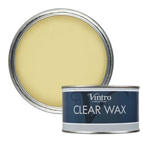 Vintro Wax for Wood, Furniture and Chalk Paint - 400ml (Clear)